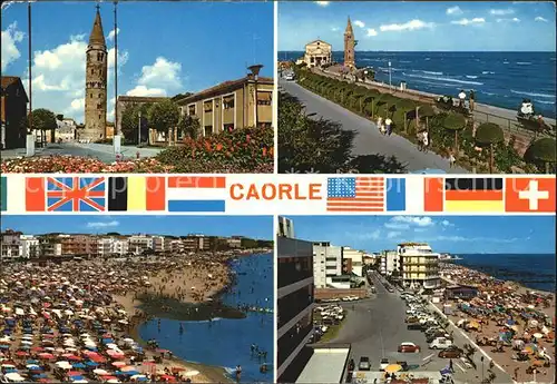 Caorle Venezia Strand Turm Kat. Italien