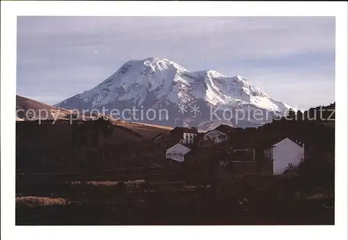 Ecuador Chimborazo Volcano Kat. Ecuador