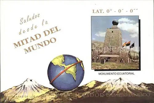 Ecuador Monumento Ecuatorial Kat. Ecuador