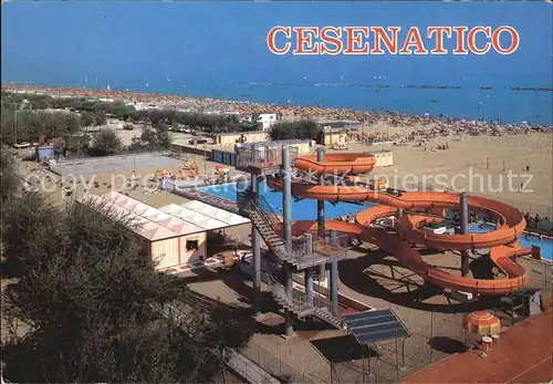 Cesenatico Strand Schwimmbad  Kat. Italien