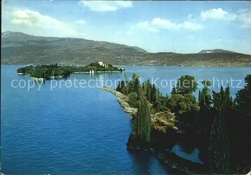 Isola di Garda Fliegeraufnahme Kat. Italien