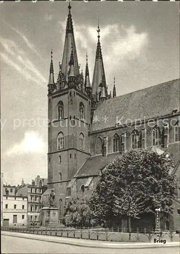 Brieg Brzeg Schlesien Nikolaikirche Kat. Oppeln