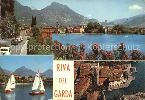 Garda Fliegeraufnahme Partie am See Kat. Lago di Garda 
