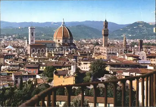 Firenze Toscana Panorama dal Giardino di Boboli Kat. Firenze