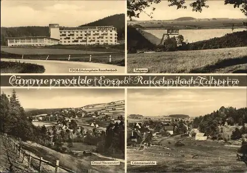 Rauschenbachtalsperre Caemmerswalde Talsperre Erholungsheim Rauschenbach 
