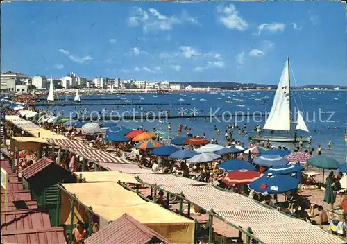 Riviera Adriatica Strandleben Kat. Italien