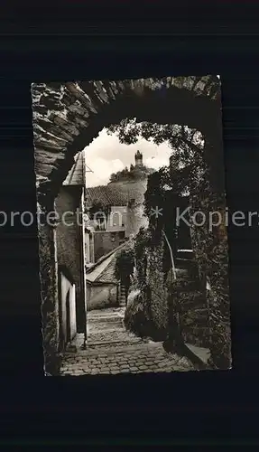 Cochem Mosel Altstadt mit Burg Kat. Cochem