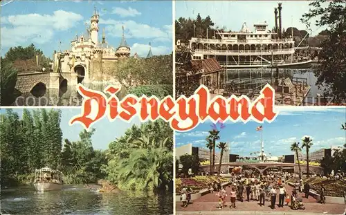 Disney World Castel Mark Twain Steamboat  / Lake Buena Vista /
