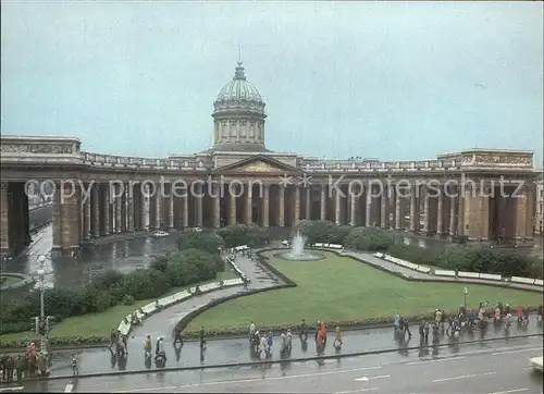 Leningrad St Petersburg Kazansky Cathedral Kat. Russische Foederation