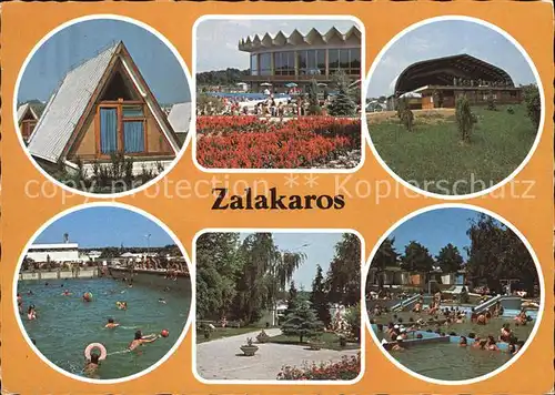Zalakaros Ferienanlage Hotel Restaurant Freibad Park Kat. Ungarn