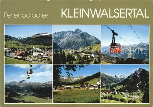 Kleinwalsertal Ferienparadies in den Alpen Bergbahn Kat. Oesterreich