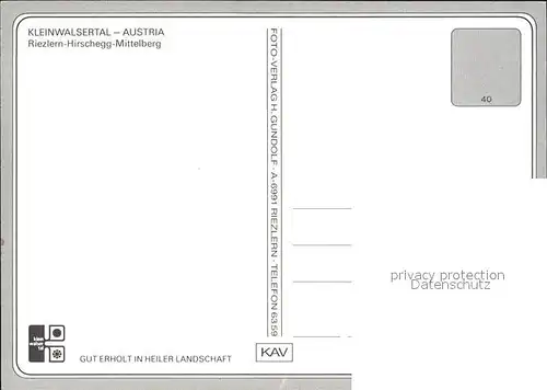 Riezlern Kleinwalsertal Vorarlberg mit Hirschegg Mittelberg Alpenpanorama Kat. Mittelberg