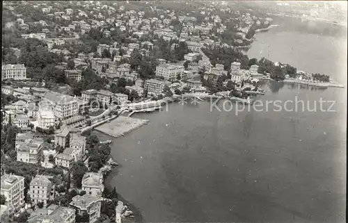 Opatija Istrien Fliegeraufnahme