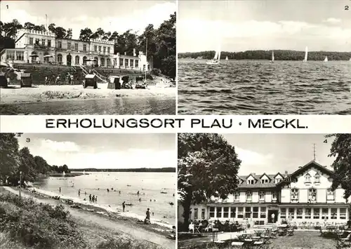 Plau Mecklenburg Erholungsort  Kat. Plau See