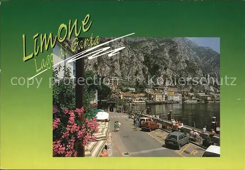 Limone sul Garda Lungolago Uferstrasse Gardasee Kat. 