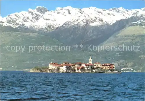 Isola Pescatori Panorama Alpen