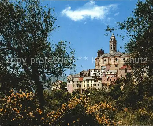 Cervo Scorcio panoramico da levante Kat. Italien