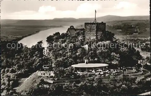 Bad Niederbreisig Schloss Rheineck mit Bergastation  Kat. Bad Breisig