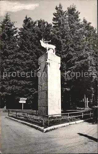 Frauenwald Thueringen Monument Kat. Frauenwald