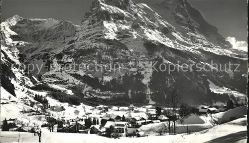 Grindelwald Fiescherhoerner Hornli Eiger Kat. Grindelwald