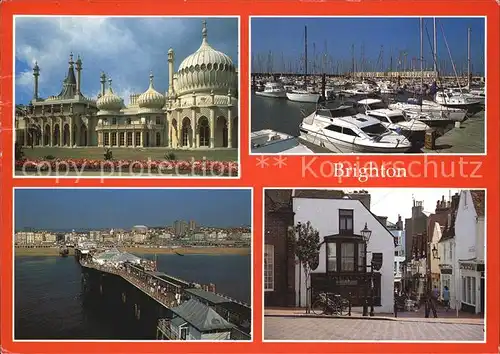 Brighton East Sussex The Royal Pavillon Palace Pier The Marina The Lanes Kat. 