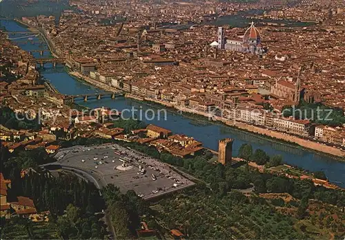 Firenze Toscana Fliegeraufnahme Kat. Firenze