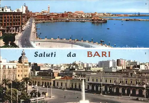 Bari Puglia La rotonda Piazza Roma Stazione Kat. Bari