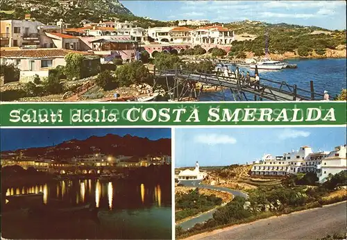 Costa Smeralda Teilansicht mit Hafen 