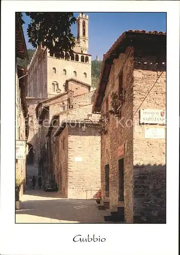 Gubbio Via Piccardi Kat. Italien