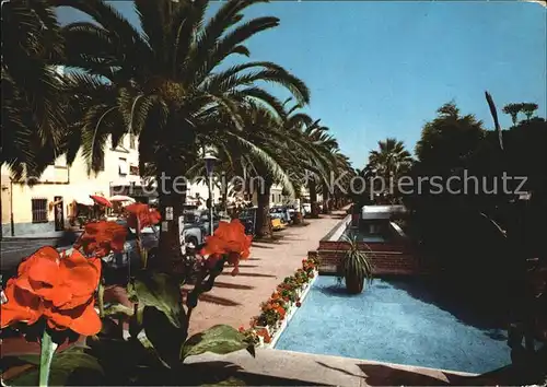 Pietra Ligure Garten an der Promenade