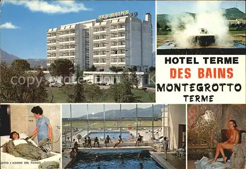 Montegrotto Terme Hotel Terme des Bains Fango Swimmingpool Sauna Kat. 