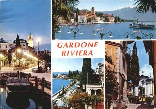 Gardone Riviera Lago di Garda Teilansichten Kat. Italien