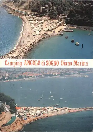 Diano Marina Camping Angolo die Signo di Landini Vera Cruz Veduta aerea Kat. Italien