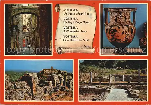 Volterra Un Paese Magnifico Motivo pittoresco Kat. Italien