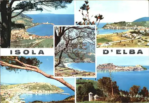 Isola di Elba Teilansichten Panorama Kat. San Piero