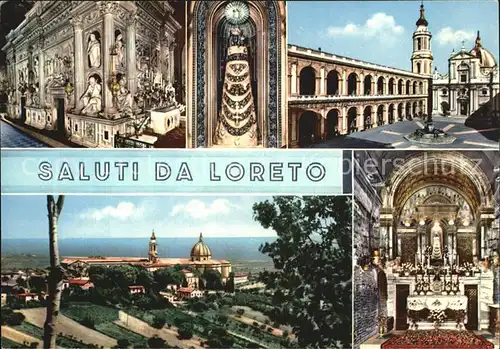 Loreto Italien Basilica Veduta parziale Kat. Ancona