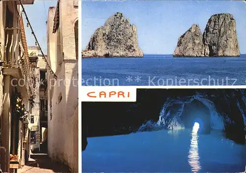 Capri Motivo pittoresco Kat. Golfo di Napoli