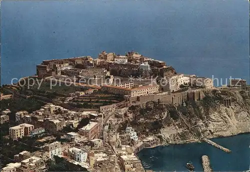 Procida Veduta aerea della Rocca di San Michele