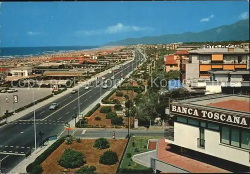 Marina di Pietrasanta Le Focette Panorama lungomare Kat. Lucca