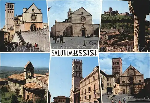 Assisi Umbria Kirchen Schloesser Kat. Assisi