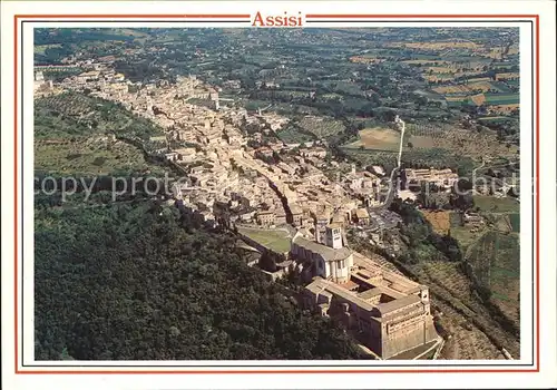 Assisi Umbria Panorama dall aereo Kat. Assisi