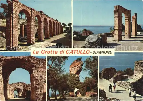 Sirmione Lago di Garda Le Grotte di Catullo Kat. Italien