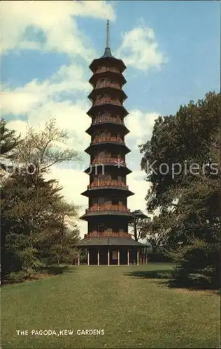 Kew Gardens London The Pagoda Kat. United Kingdom