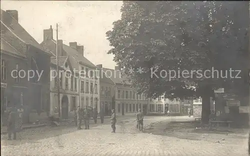 Zoeblitz Sachsen Cheluwe Marktplatz Soldaten Kat. Zoeblitz