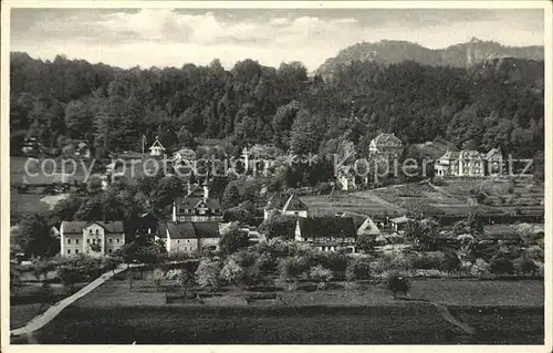 Oberrathen Panorama Elbsandsteingebirge Kat. Rathen Saechsische Schweiz