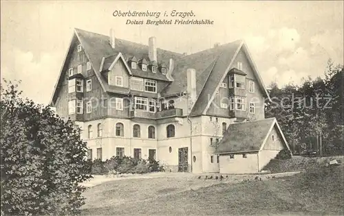 Oberbaerenburg Dolzes Berghotel Friedrichshoehe /  /