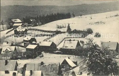 Altenberg Erzgebirge Teilansicht Wintersportplatz Kat. Geising