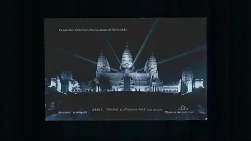 Exposition Coloniale Paris 1931 Temple d Angkor Vat  Kat. Expositions