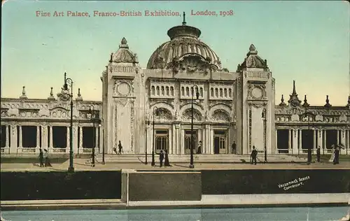 Exhibition Franco British London 1908 Fine Art Palace  Kat. Expositions
