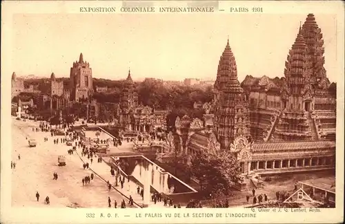 Exposition Coloniale Internationale Paris 1931 A.O.F. Section de l Indochine Kat. Expositions